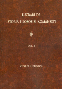 Lucrări de istoria filosofiei româneşti Vol. 2