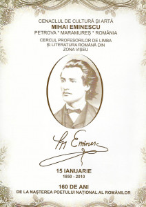 M. Eminescu : 15 ianuarie 1850 - 2010