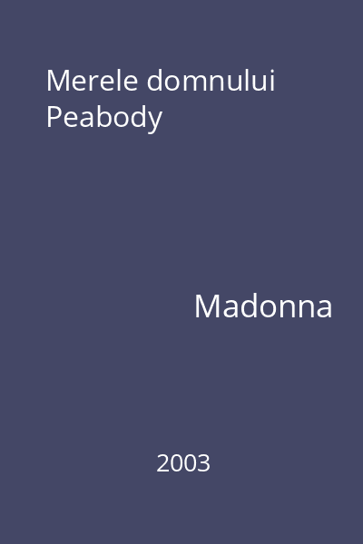 Merele domnului Peabody