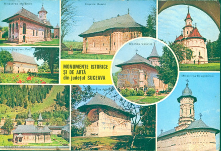 Monumente istorice și de artă din județul Suceava : [Carte poştală ilustrată]