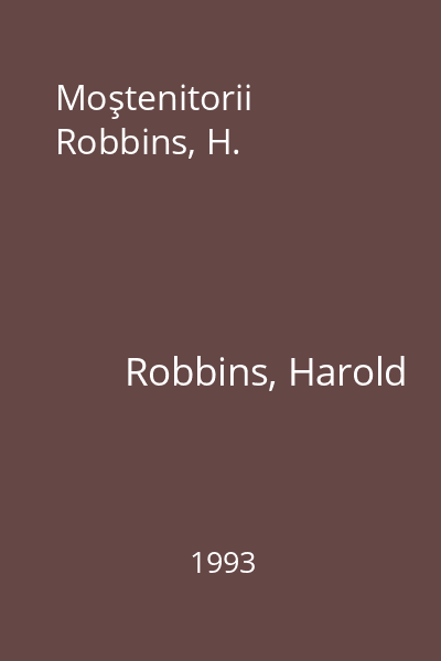 Moştenitorii Robbins, H.