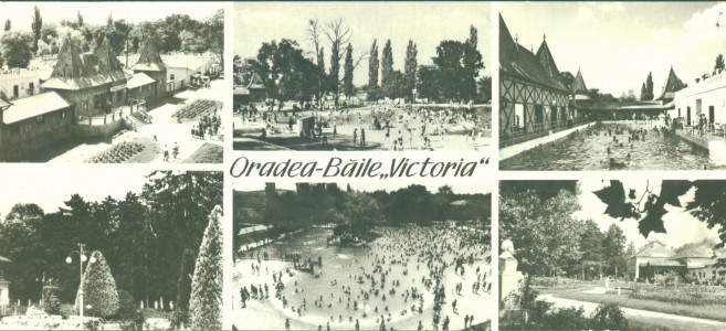 Oradea - Băile „Victoria” [Carte poştală ilustrată]