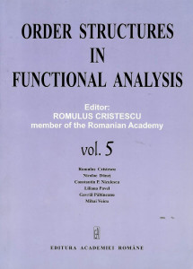 Order structures in functional analysis Vol. 5