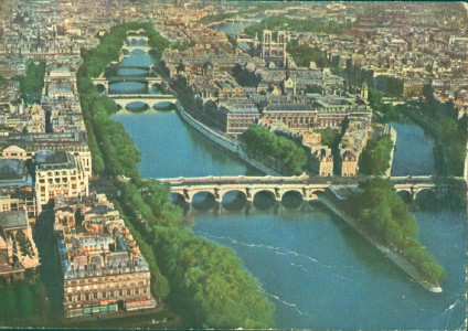 Paris - L`ile de la Cité et la pointe du Vert Galant : [Carte poştală ilustrată]