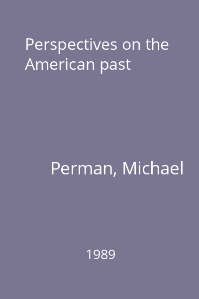 Perspectives on the American past