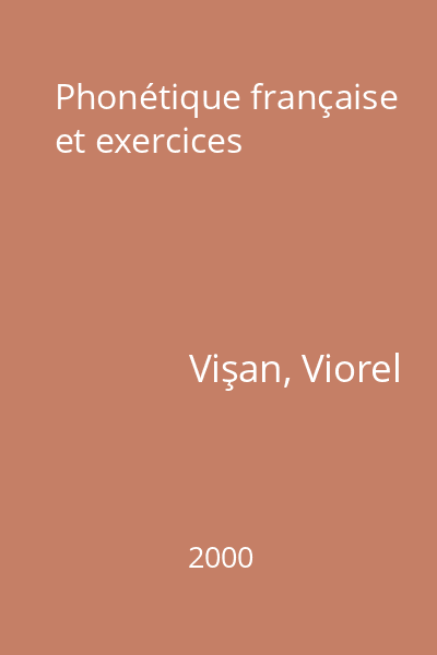 Phonétique française et exercices