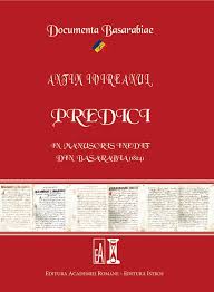 Predici : un manuscris inedit din Basarabia (1824)