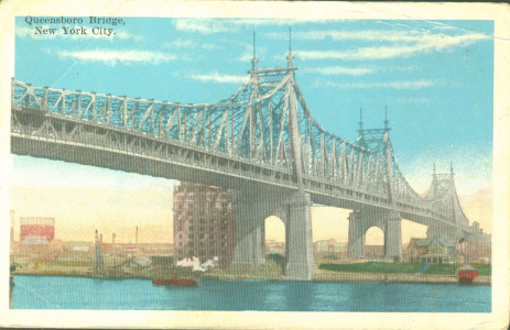 Queensboro Bridge, New York City : [Carte poştală ilustrată]