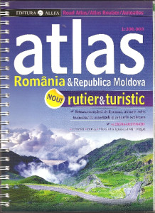 România & Republica Moldova : atlas rutier & turistic