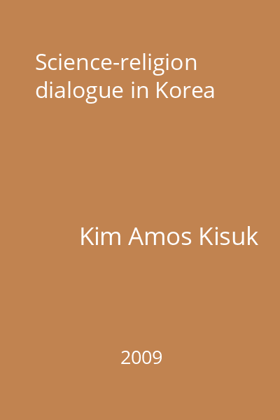 Science-religion dialogue in Korea