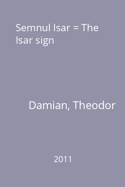 Semnul Isar = The Isar sign