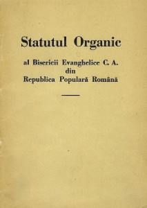 Statutul Organic al Bisericii Evanghelice C. A. din Republica Populară Română