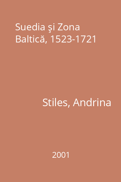 Suedia şi Zona Baltică, 1523-1721