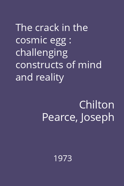 The crack in the cosmic egg : challenging constructs of mind and reality