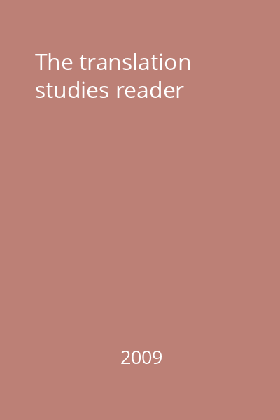 The translation studies reader