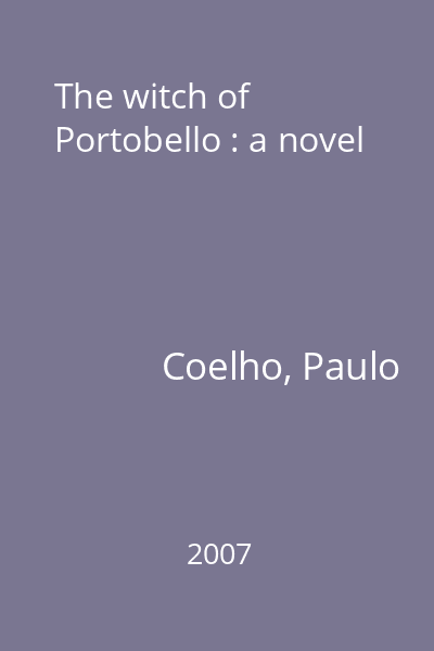 The witch of Portobello : a novel