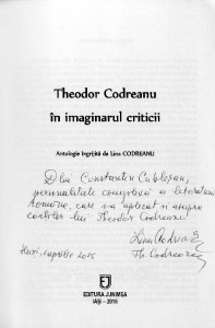 Theodor Codreanu în imaginarul criticii