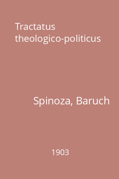 Tractatus theologico-politicus