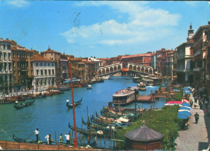 Venezia. Ponte di Rialto : [Carte poştală ilustrată]