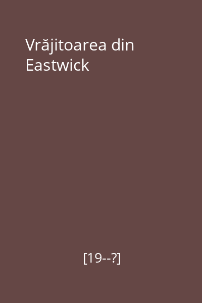 Vrăjitoarea din Eastwick